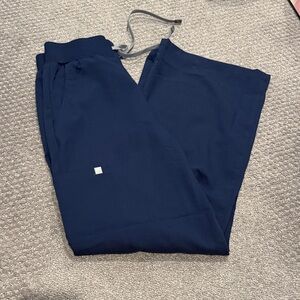Fabletics Navy Blue Scrub Wide Leg